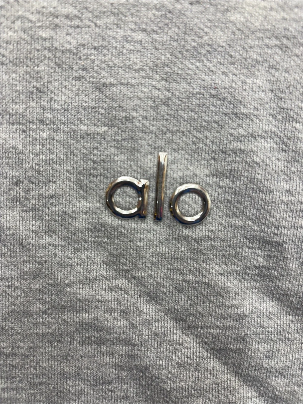 ALO Yoga small Light Gray Crewneck Sweatshirt